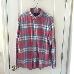 Vineyard Vines Men’s Plaid Shirt Size Large